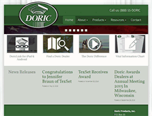 Tablet Screenshot of doricvaults.com